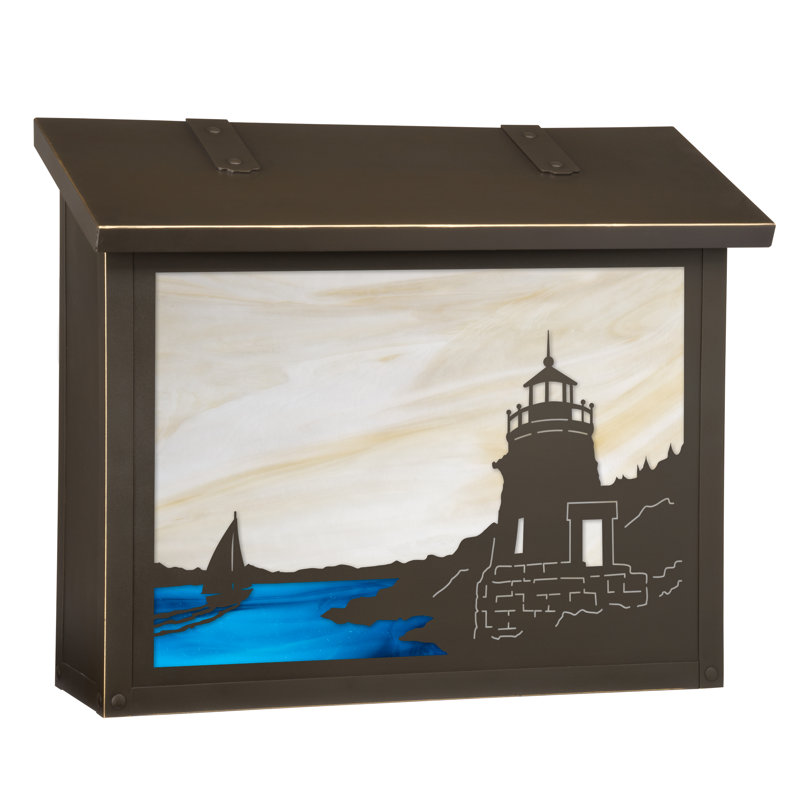 America's Finest Lighting Company Coastal Cottage Wall Mounted Mailbox